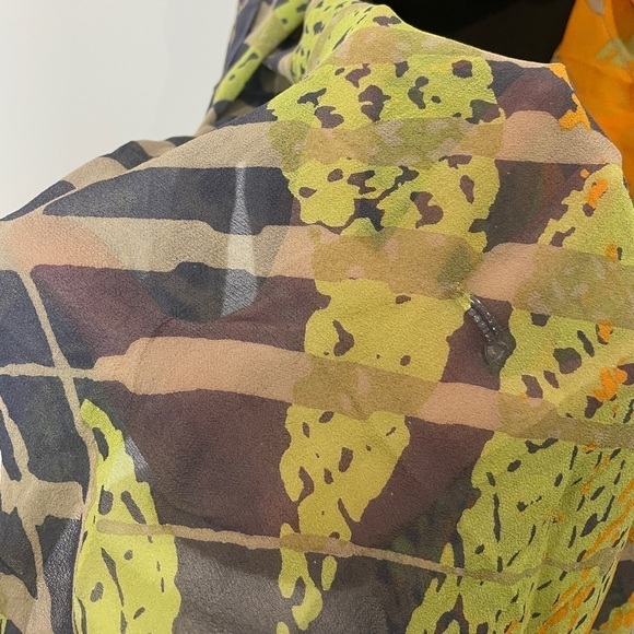 Satya Paul Multi Color Sheer Scarf - Picture 3 of 3